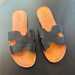 Target Black Sandals